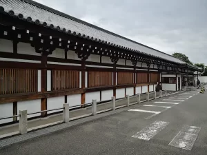 Outside view of Sanjusangendo